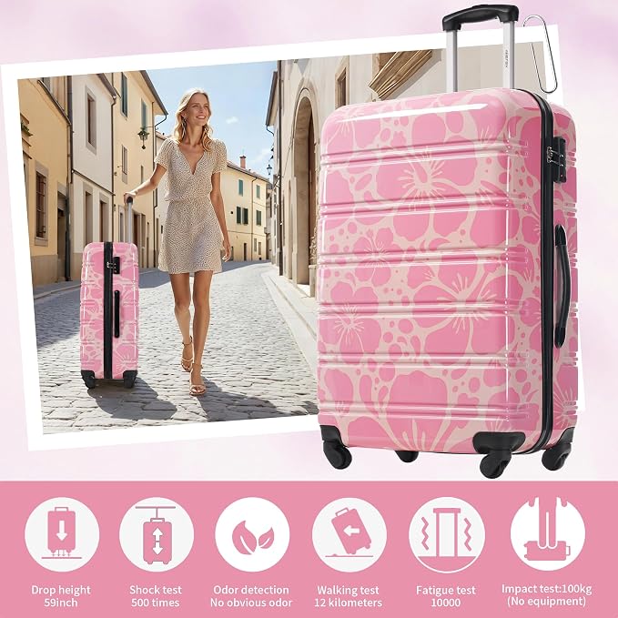 Merax Luggage Sets 3 Piece, Hardside Suitcase Set - Image 7