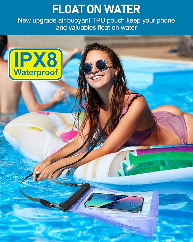 Large Waterproof Phone Pouch, Floating Dry Bag - Image 6