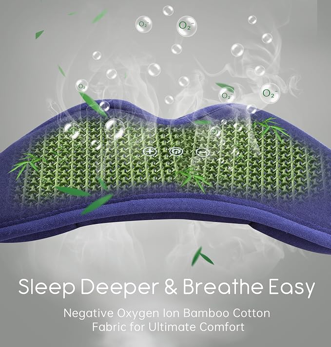 Sleep Mask with Headphones Bluetooth 5.4, TOPOINT 3D Eye Mask Blackout with - Image 6