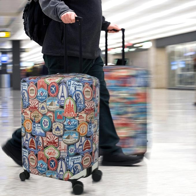 Explore Land Travel Luggage Cover Suitcase Protector Fits 23-26 Inch Case - Image 7