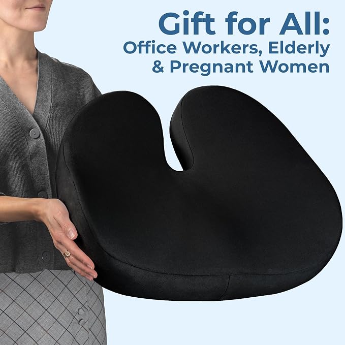 5 STARS UNITED Seat Cushion for Tailbone Pain Relief – Large Memory Foam - Image 6