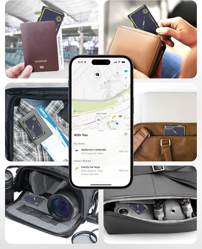 NOVOO Air Locator Tag Wallet Tracker Card - Image 7