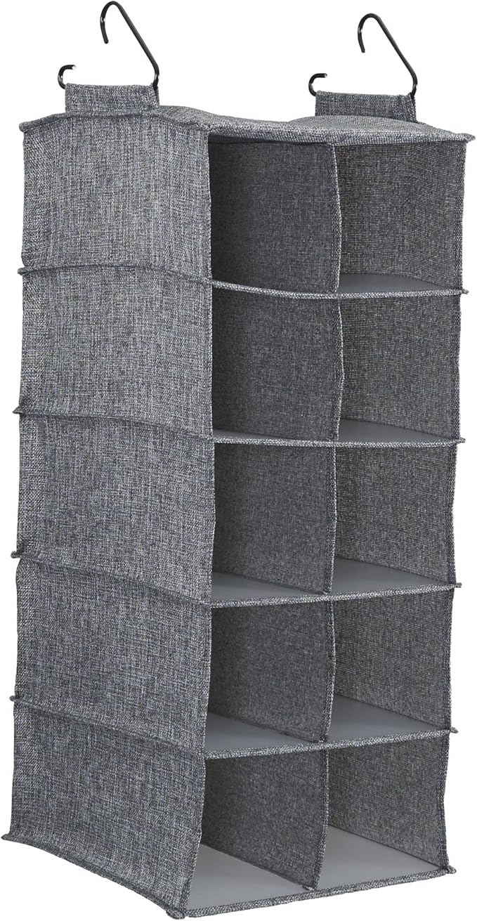 Household Essentials 10 Pocket Hanging Shoe Closet Organizer by HouseholdEssentials
