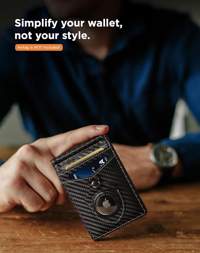 SERMAN BRANDS RFID Blocking Wallet Slim Bifold - Image 2