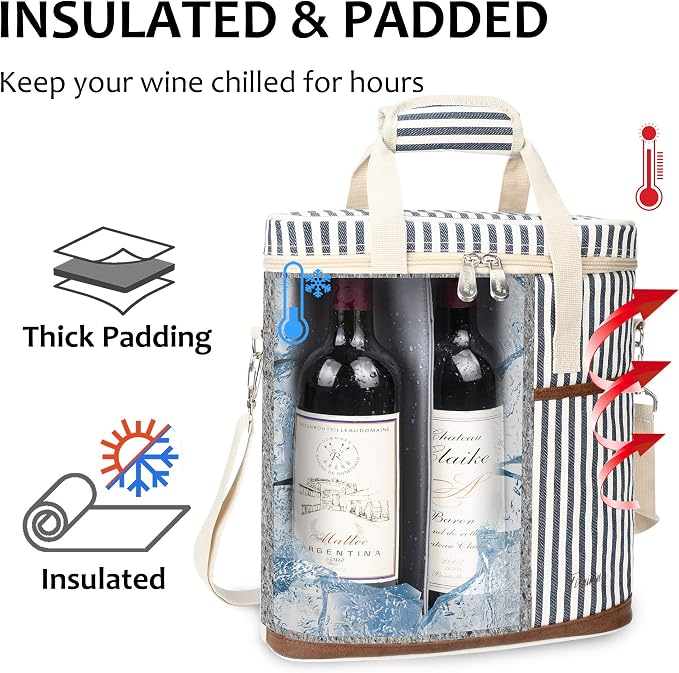 Tirrinia Insulated Wine Gift carrier - Image 3