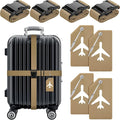 Weewooday 8 Pcs Luggage Straps Suitcase Tags Set by Weewooday