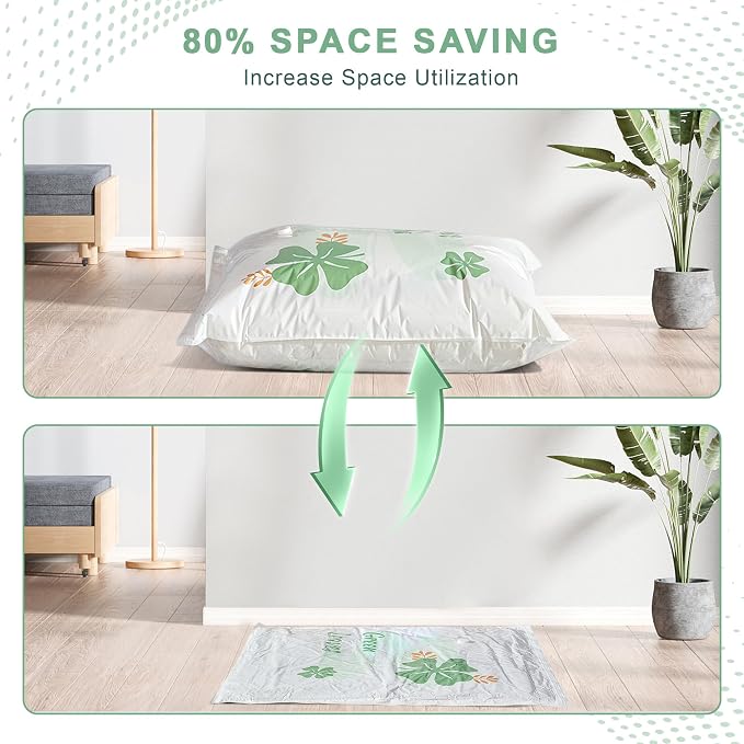 20 Pack Vacuum Storage Bags for Clothing Travel - Image 3
