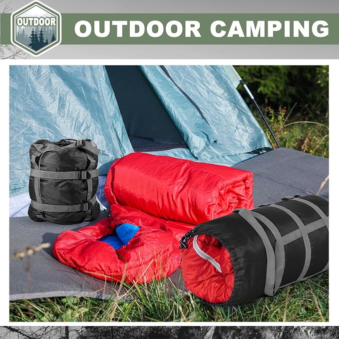 5 Pack Compression Stuff Sack 5 Assorted Size Sleeping Bag Stuff Sack - Image 6