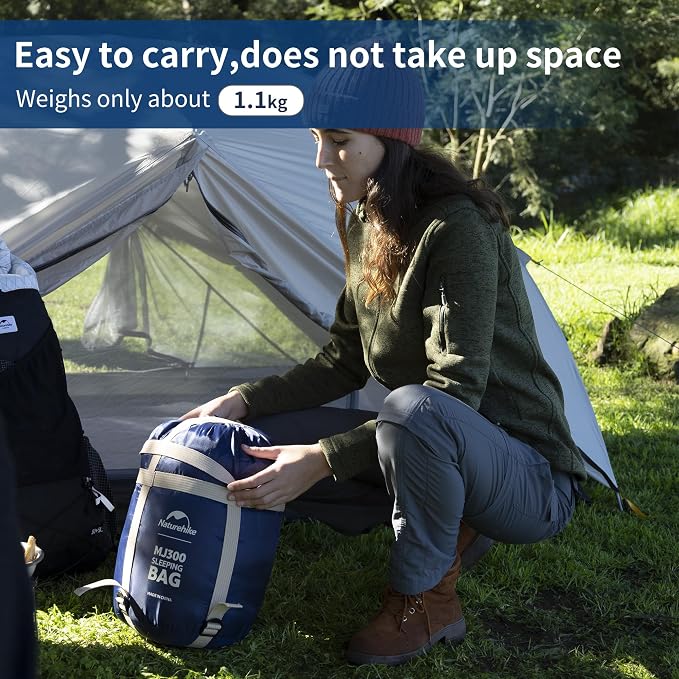 Naturehike Sleeping Bags for Adults, 23/39℉ Mummy Backpacking Sleeping Bag - Image 7