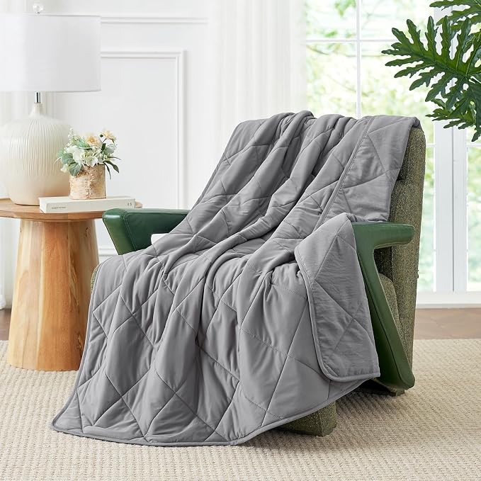 Cozy Bliss Cooling Blanket for Hot Sleepers, Q-Max 0.4 Cooling Comfort for - Image 6