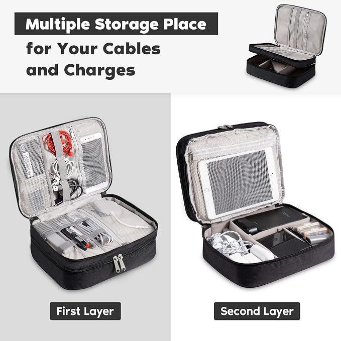 Electronics Organizer, OrgaWise Electronic Accessories Bag Travel Cable - Image 5