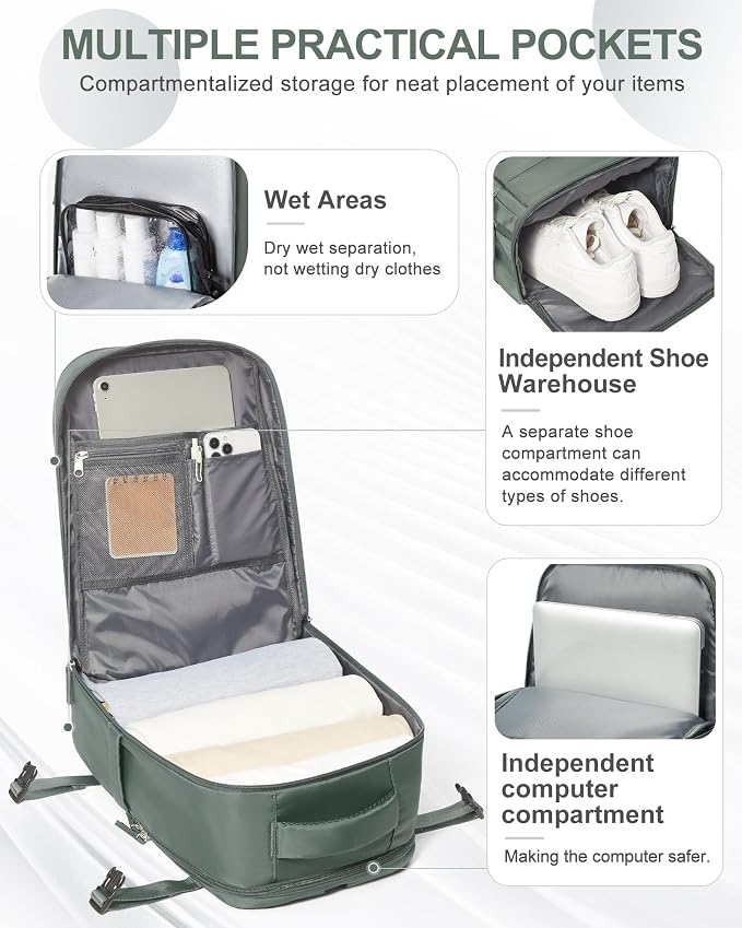 coowoz Travel Backpack Carry On - Image 5