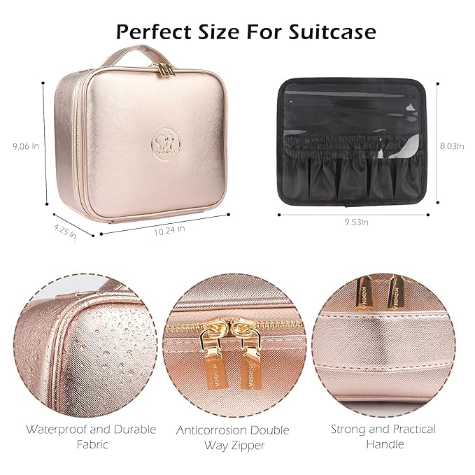 MOMIRA Travel Cosmetic Train Case - Image 2