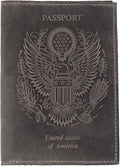 LEATHER VILLAGE Leather Passport Holder Cover – Travel Wallet by LeatherVillage