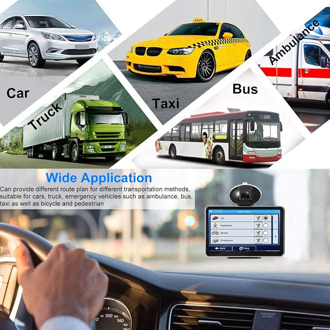 GPS Navigation for Car, Latest 2025 Map, 7 inch Touch Screen Real Voice Spoken - Image 6