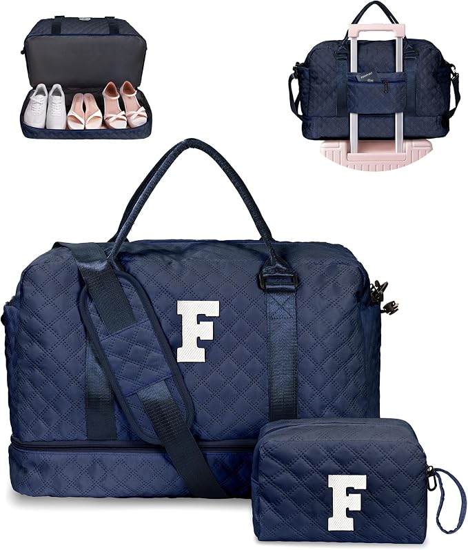 Gifts for Mom-Initial Duffle Bag by Vogewood