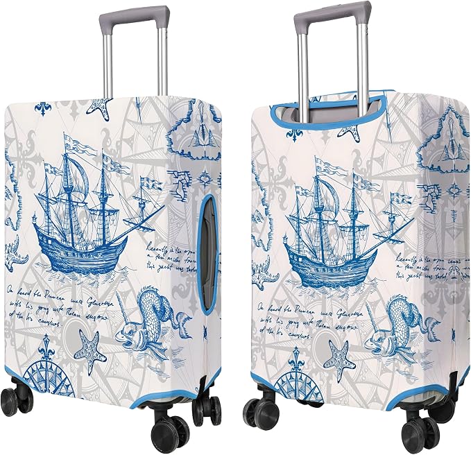 Travel Luggage Cover Suitcase Protector Fits 18-32 Inch Wheel Covers - Image 2