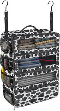 Suitcase Organizer, Travel Luggage Organizer Portable Hanging Travel Shelves by Unknown