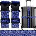 2 Pack Luggage Straps for Suitcases, Adjustable Travel Belt by ZHOMA