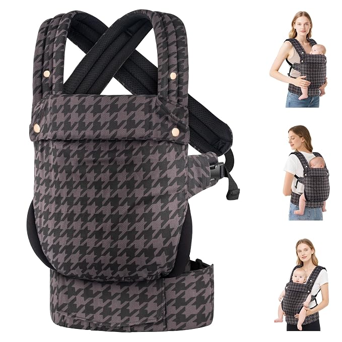Baby Carrier Newborn to Toddler- Ergonomic, Cozy and Lightweight Infant Carrier by MOCKPOSE