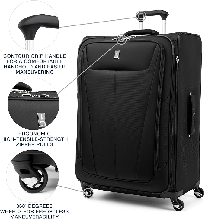 Travelpro Maxlite 5 Softside Expandable Checked Luggage - Image 4