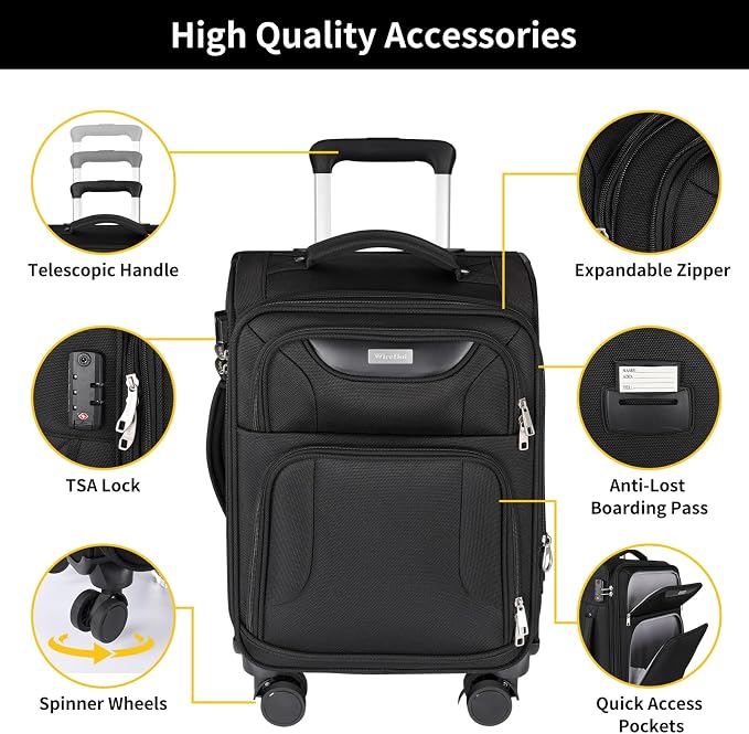 3-Piece Softside Expandable Luggage Set - Image 7