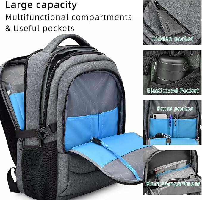 DUSLANG 17 Inch Laptop Backpack - Image 3