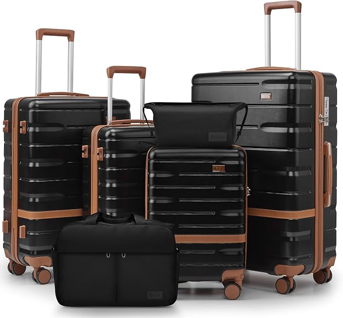 Luggage Sets Lightweight Hard Shell Suitcases by Unknown