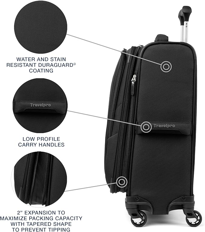 Travelpro Maxlite 5 Softside Expandable Carry-On Luggage - Image 4