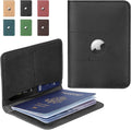 ALLIVE Passport Holder for Travel, Genuine Leather Passport Holder by ALLIVE
