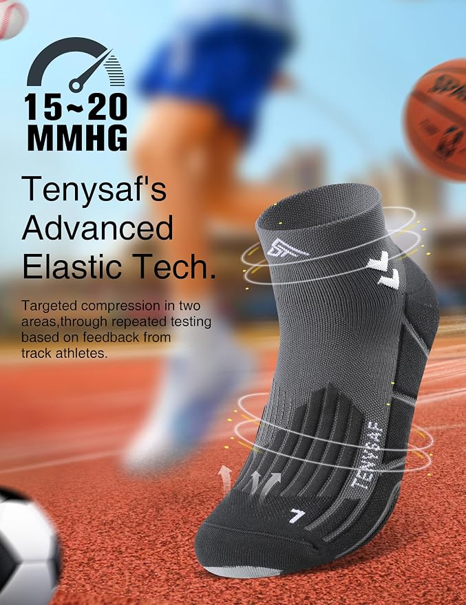 Compression Sport Running Socks: Athletic Socks - Image 3