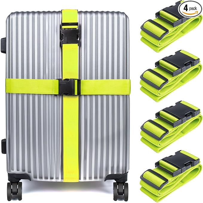 Luggage Straps for Suitcases TSA Approved, Travel Belt Suitcase Belt, Suitcase by collwait