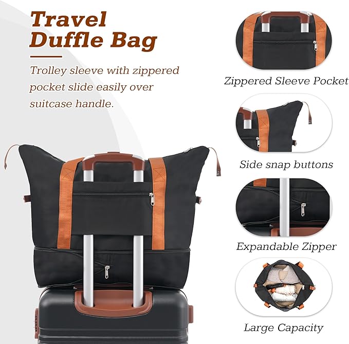 Merax Suitcase Set 24 inches Expandable Luggage - Image 4