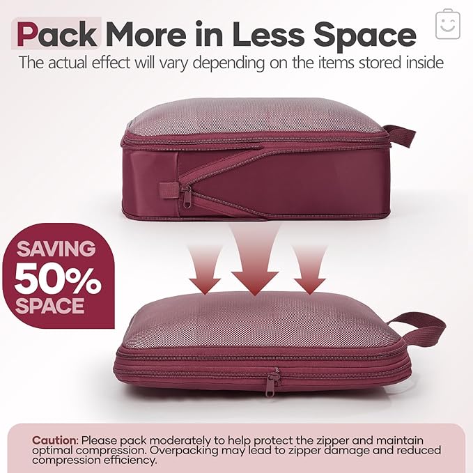 Veken 9/11 Set Compression Packing Cubes - Image 4