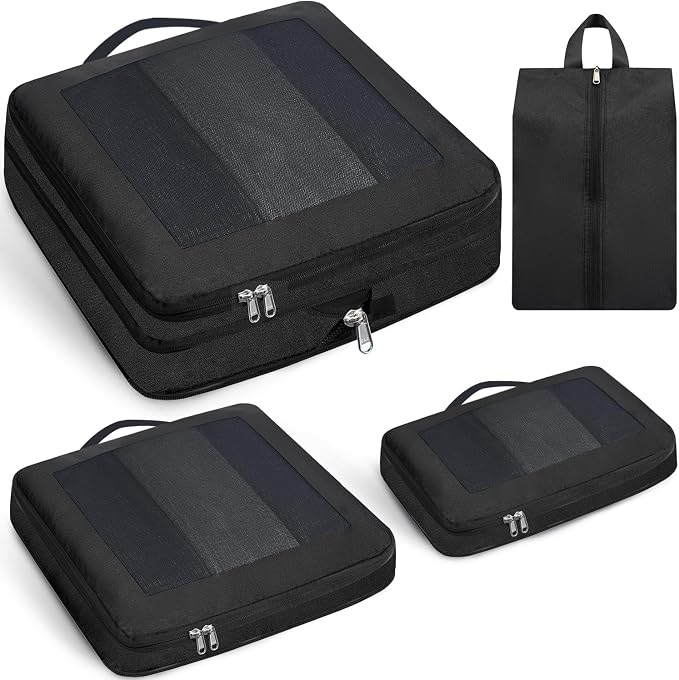 8 Set/6 Set/4 Set Compression Packing Cubes by PREZON