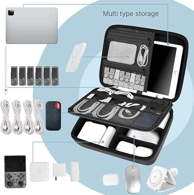 Electronics Organizer Travel Case - Image 2