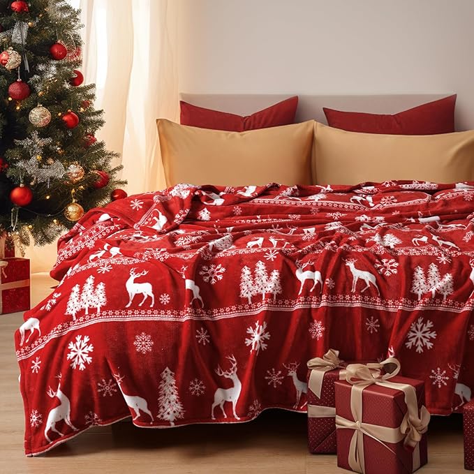 PHF Printed Fleece Blanket King Size, No Shed No Pilling Ultra Soft Plush Cozy - Image 2