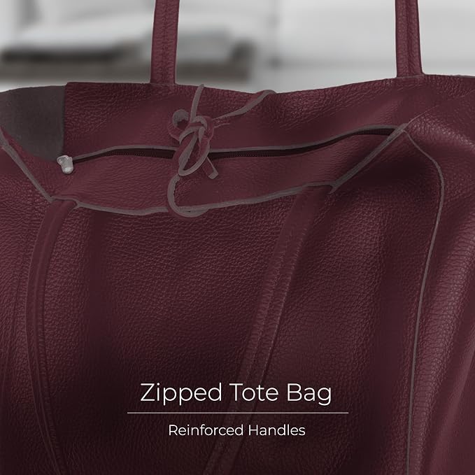 Italian Calf Leather Tote for Women - Image 3