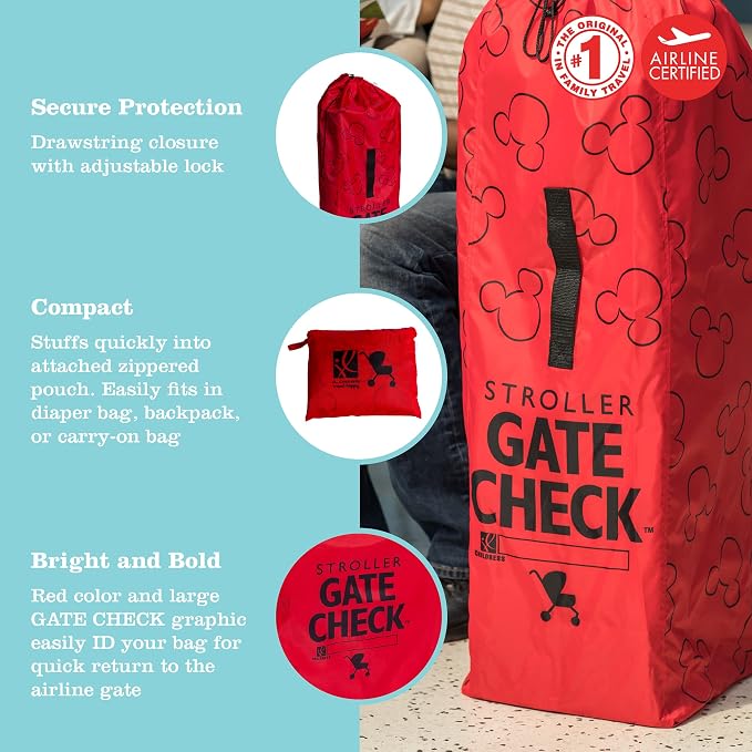 J.L. Childress Disney Baby Gate Check Bag - Image 2