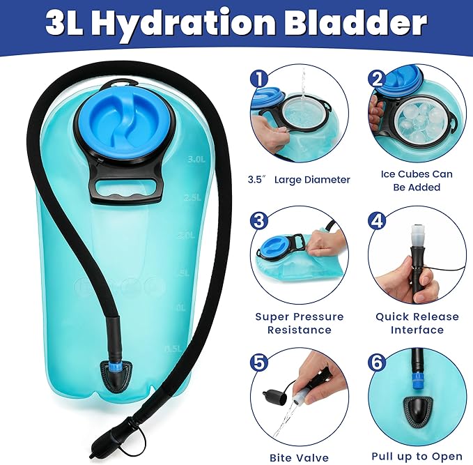 1050D Tactical Hydration Backpack - Image 6