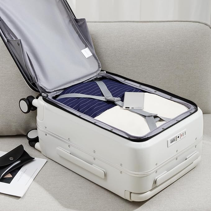 MILADA Wide Handle Carry On Luggage - Image 8