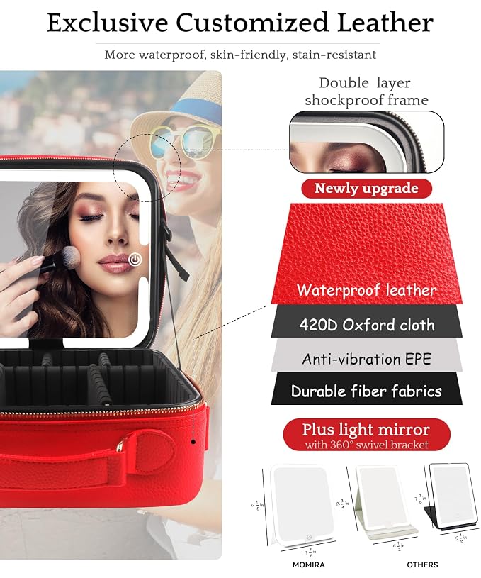MOMIRA Travel Makeup Bag Cosmetic Bag - Image 2