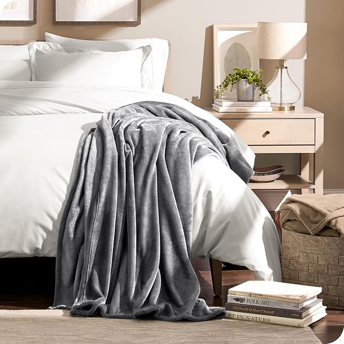 Bare Home Fleece Blanket - Image 2