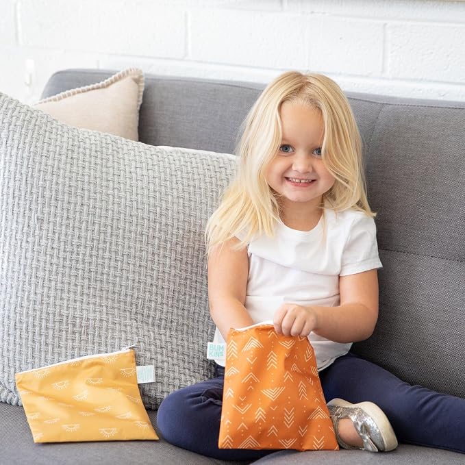 Bumkins Reusable Sandwich and Snack Bags, - Image 3