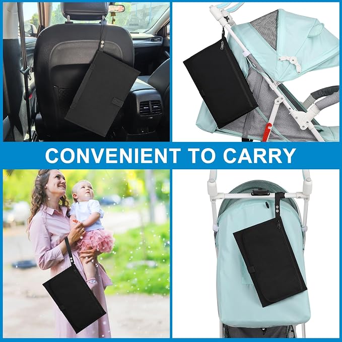 Accmor Portable Diaper Changing Pad, Waterproof Baby Changing Mat, Baby Diaper - Image 5