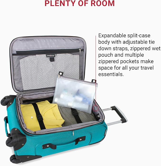 SwissGear Sion Softside Expandable Luggage, Carry-On 21-Inch - Image 5