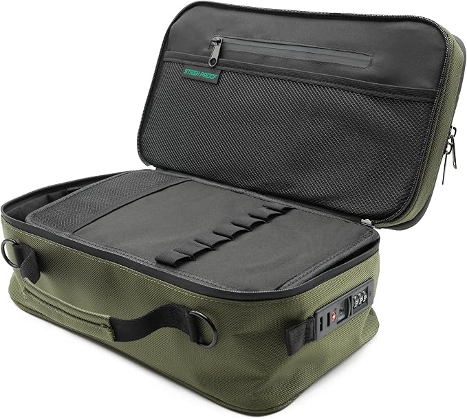 Large Storage Case with TSA Combination Lock Bag, Portable Carbon Lined - Image 7