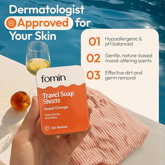 FOMIN - Antibacterial Paper Soap Sheets Tin - Image 5
