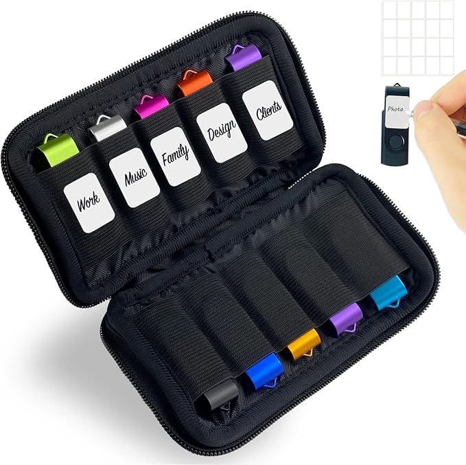 Flash Drive Case USB Storage Case JBOS USB Holder Storage Bag, Electronic by JBOS