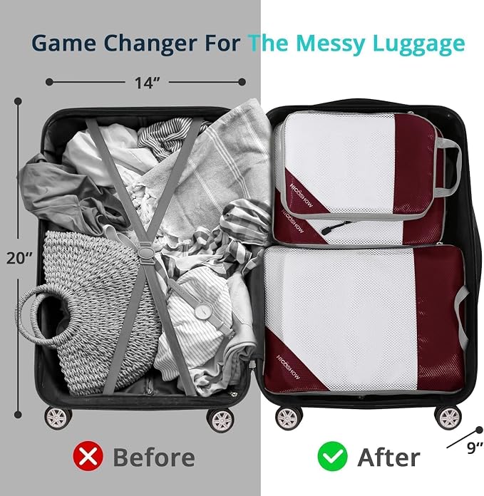 3 Set Compression Packing Cubes - Image 6